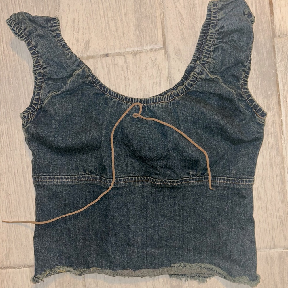 Unif denim top